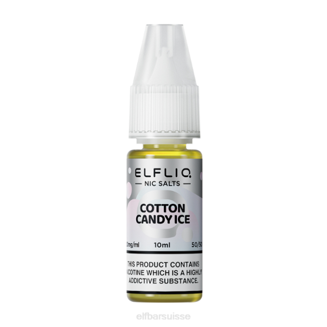 elfbar elfliq barbe à papa sels de nic glacés - 10 ml-20 mg/ml FN40214