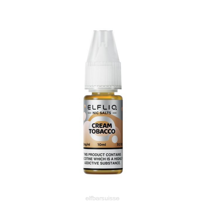 elfbar elfliq crème tabac sels de nic -10ml-10 mg/ml FN40211