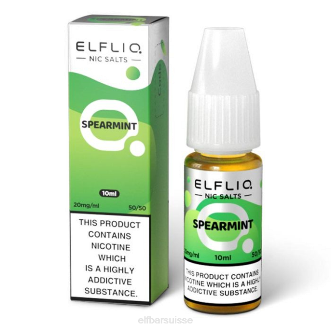 elfbar elfliq sels de menthe verte - 10 ml-5 mg FN40206