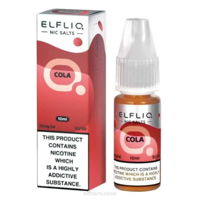 elfbar elfliq sels de nicotine - cola - 10ml-10 mg/ml FN40194