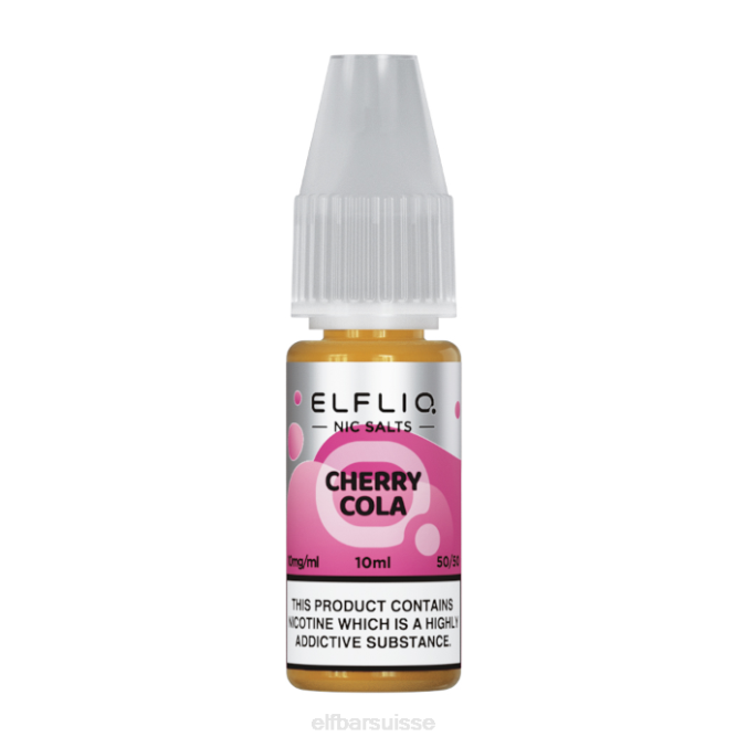 sels de nic elfbar elfliq - cola cerise - 10 ml-20 mg/ml FN40197