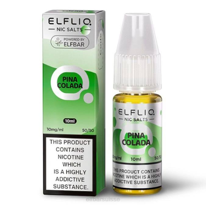 sels de nic elfbar elfliq - pina colada - 10 ml-10 mg/ml FN40175