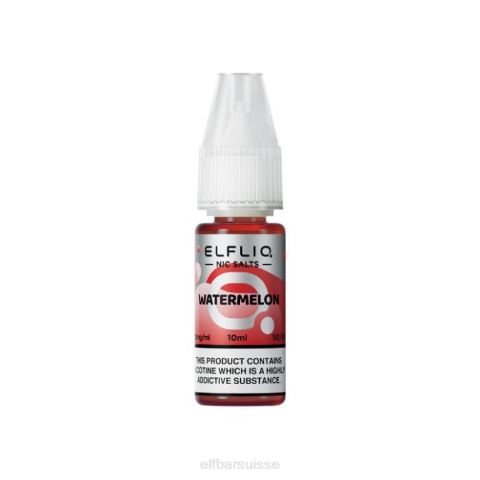 sels de nicotine de pastèque elfbar elfliq - 10 ml-10 mg/ml FN40204