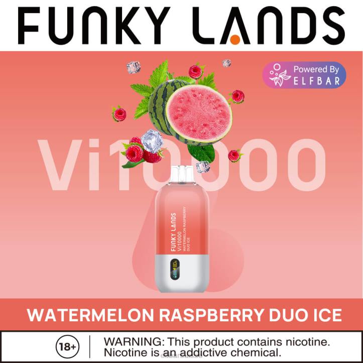 ELFBAR Funky Lands Vape jetable Vi10000 bouffées glace à la pastèque H268168