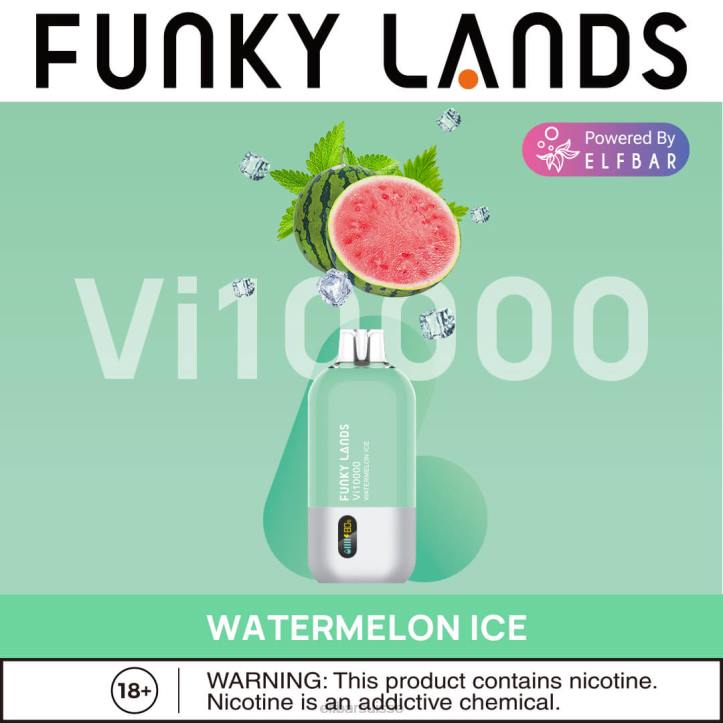 ELFBAR Funky Lands meilleure saveur vape jetable vi10000 série glacée glace à la pastèque H268154