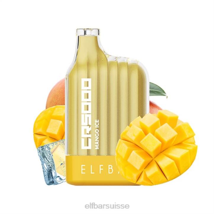 ELFBAR cr5000 vape jetable 5000 bouffées pêche fraise pastèque H26825