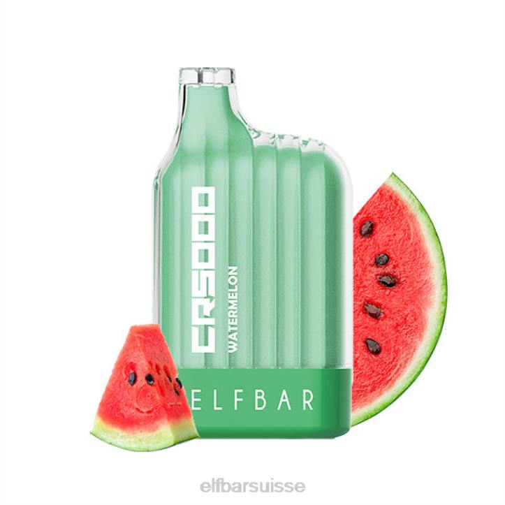 ELFBAR cr5000 vape jetable 5000 bouffées pêche fraise pastèque H26825