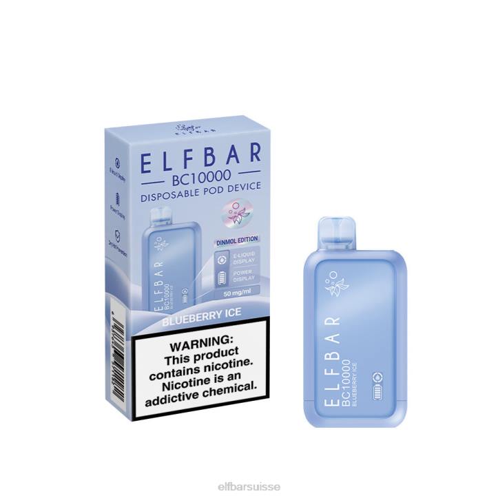 ELFBAR meilleure saveur vape jetable bc10000 meilleure vente glace aux myrtilles H26813