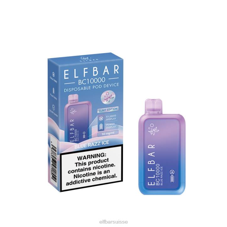 ELFBAR meilleure saveur vape jetable bc10000 meilleure vente glace bleue H26810