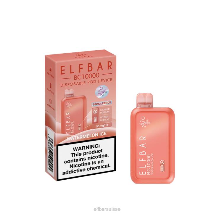 ELFBAR meilleure saveur vape jetable série bc10000 ice glace à la fraise H2688