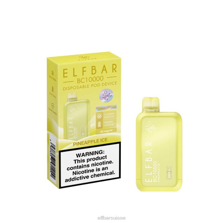 ELFBAR meilleure saveur vape jetable série bc10000 ice glace à la fraise H2688