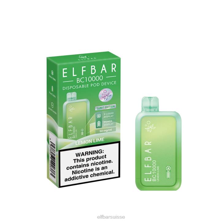 ELFBAR vape jetable nouveau bc10000 10000bouffées citron vert H26841